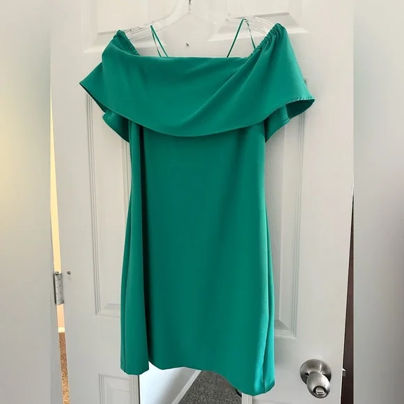 Charles Henry Dresses Turquoise Bluegreen Off The Shoulder